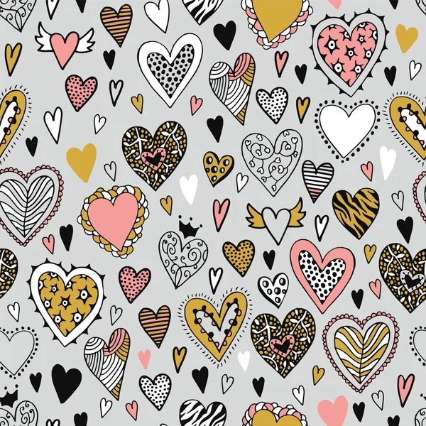 Sihirli kupa ile Sevgililer seamless modeli