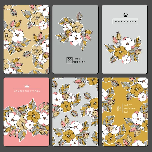 Dizi yaratıcı kartvizit şablonu ve düğün el ilanları