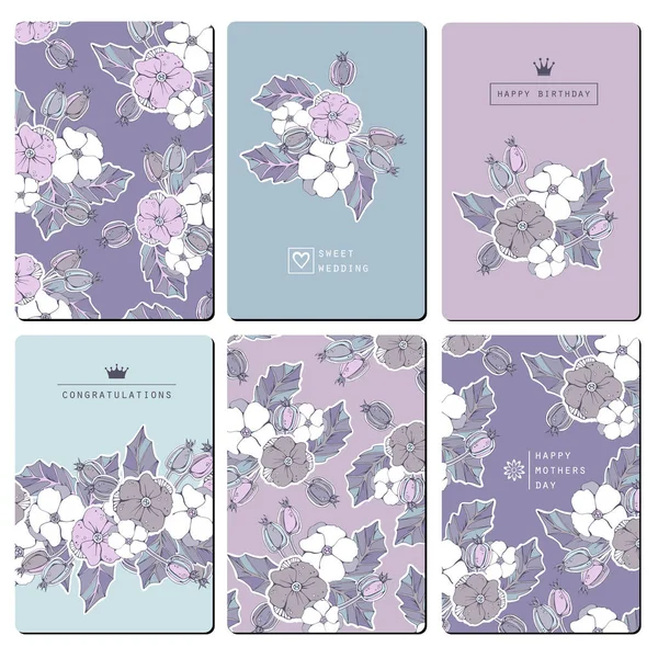 Dizi yaratıcı kartvizit şablonu ve düğün el ilanları