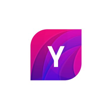 Soyut yaratıcı web simgesi şirket Y işareti mektup logo vektör des