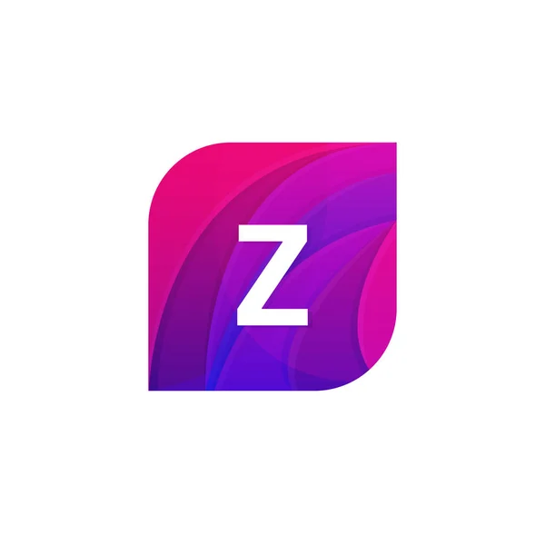 Abstraktní kreativní webové ikony společnost Z podepsat dopis logo vektor des — Stockový vektor