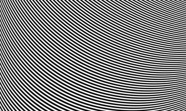 Optik yanılsama çizgili arka plan vektör tasarımı.