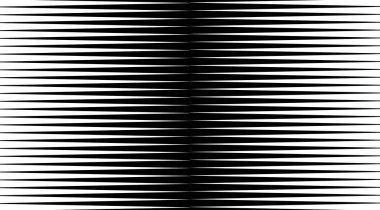 Siyah ve beyaz çizgileri olan yarım ton arkaplan. Optik illüzyon sanat vektörü tasarımı.