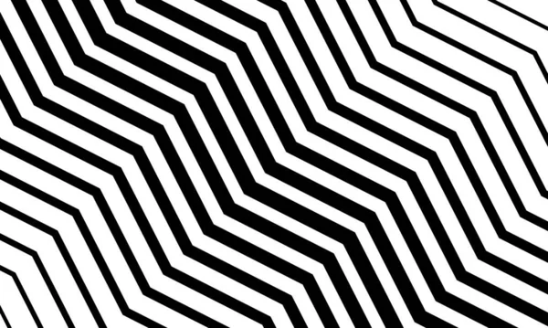 Abstract Black White Optical Illusion Vector Design Striped Monochrome Backdrop — Stock Photo, Image