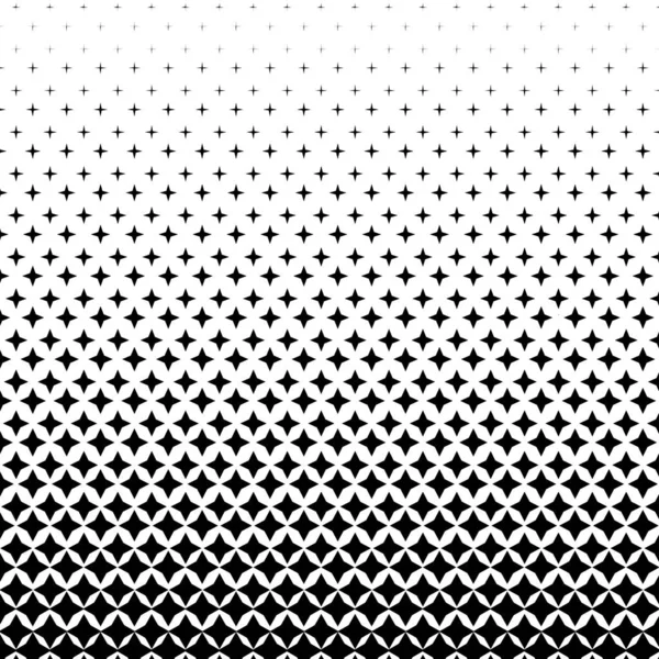 Fondo Geométrico Vectorial Medio Tono Desvanecer Gradiente Monocromo Estrellas Patrón — Foto de Stock