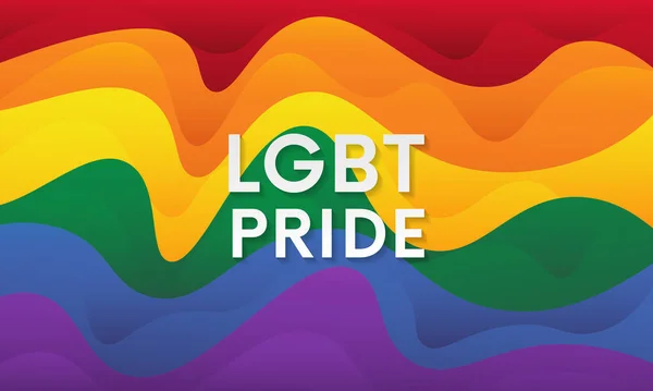 Bandera Arco Iris Lgbt Lesbianas Gays Bisexuales Comunidad Transgénero — Foto de Stock