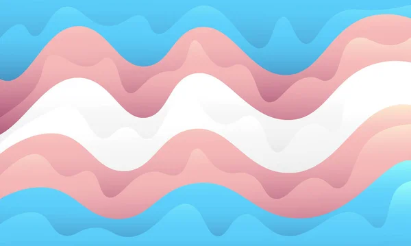 Transgender Pride Flag Lgbtq Community Abstract Wavy Liquid Background — Stock Photo, Image