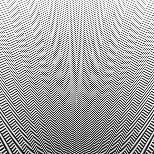 Siyah Beyaz Zig Zag Desenli Vektör Tasarımı Optik Illüzyon Silinmiş — Stok fotoğraf