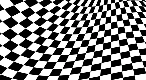 Abstract Black White Squares Optical Illusion Background — Stock Photo, Image