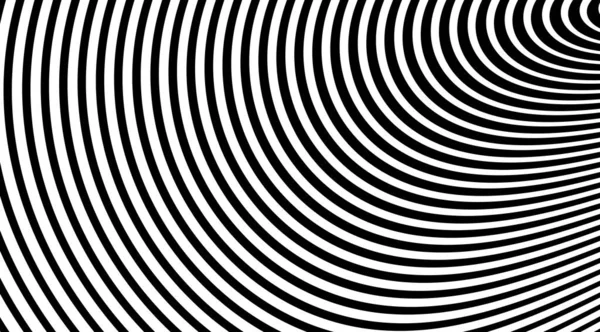 Optical Illusion Circle Art Abstract Vector Stripped Background — Stock Photo, Image