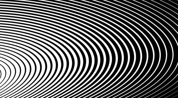 Optical Illusion Circle Art Abstract Vector Stripped Background — Stock Photo, Image