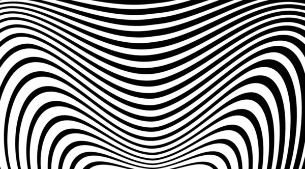 Optical Illusion Art Abstract Vector Stripped Background — Stock Photo, Image