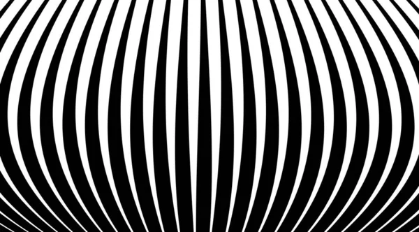 Halftone Background Stripped Black White Lines Optical Illusion Art Vector — Stock Photo, Image