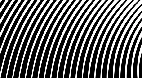 Halftone Background Stripped Black White Lines Optical Illusion Art Vector — Stock Photo, Image