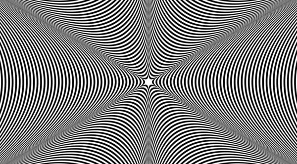 Abstract Psychedelic Art Stripped Background Vector Design — Stock Photo, Image