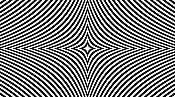 Star Optical Illusion Stripped Pattern Vector Design — Stock Photo, Image