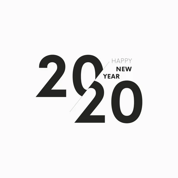 Gott Nytt 2020 Typografi Tecken — Stockfoto