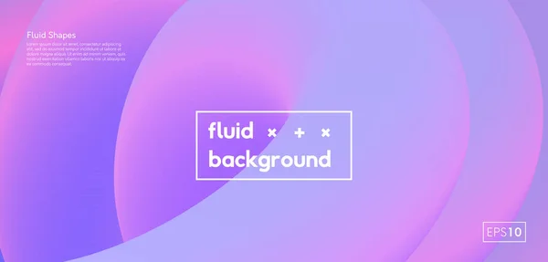 Fluid Abstract Background Modern Vibrant Color Gradient Illustration Liquid Poster — Stock Photo, Image