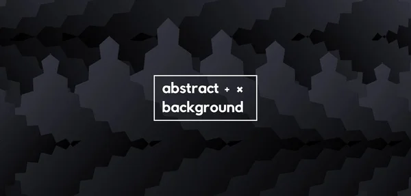 Abstact Conception Vectorielle Arrière Plan Pixel Noir Fond Géométrique Sombre — Photo
