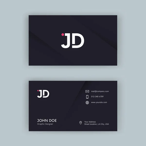 Modern Business Card Template Vector Design — Stock Photo, Image