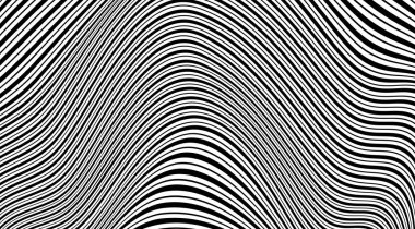Soyut modern dalga desenli arka plan. Optik illüzyon arka planı.