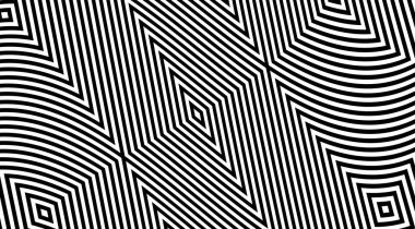 Optik illüzyon geometrik çizgili model arkaplan tasarımı.