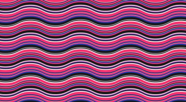 Soyut renkli dalgalı desenli vektör tasarımı. Akıcı canlı arkaplan.