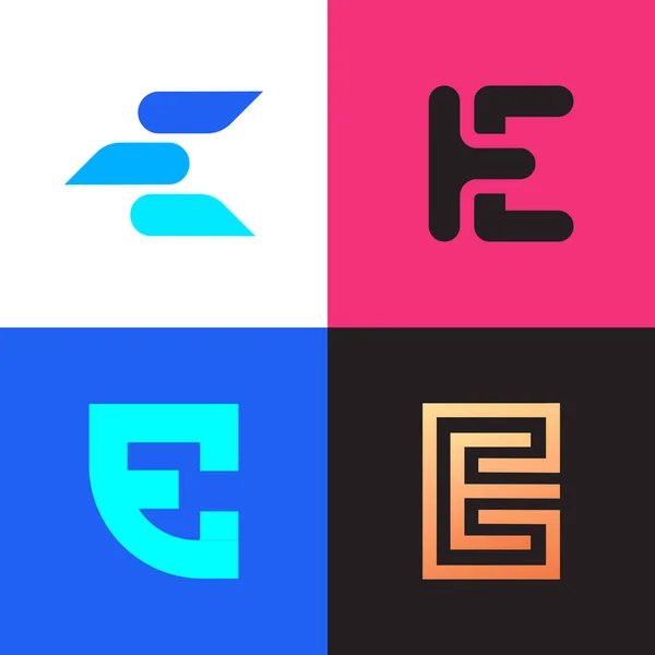 Letter Logo Tekent Collectie Vector Ontwerp — Stockfoto