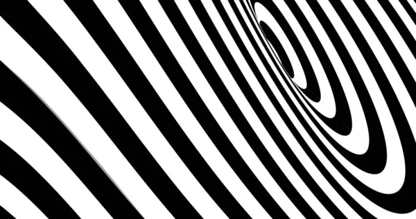 Vector Optical Illusion Stripped Spiral Background — Stock Photo, Image