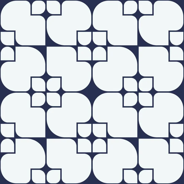 Wektorowy Bezszwowy Wzór Geometryczny Nowoczesna Trandy Tekstura Monochromatyczna — Zdjęcie stockowe