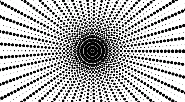 Abstract Circular Halftone Dots Background Vector Design — Stock Photo, Image
