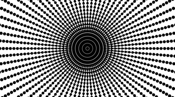 Abstract circular halftone dots background vector design.