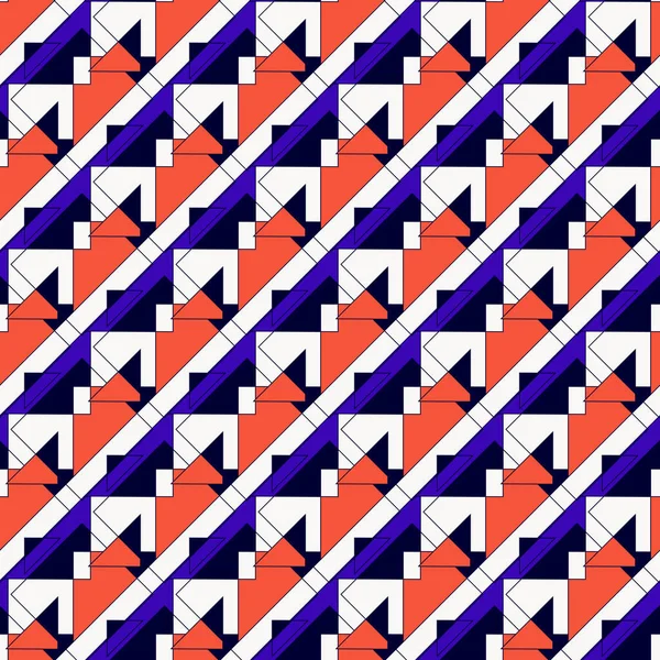 形状を持つベクトルシームレス幾何学パターン — ストック写真