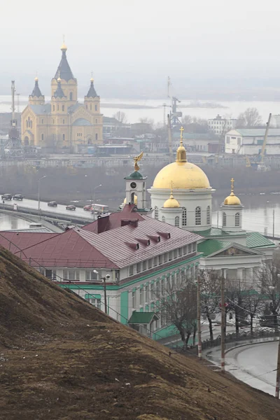 Brouillard à Nijni Novgorod — Photo