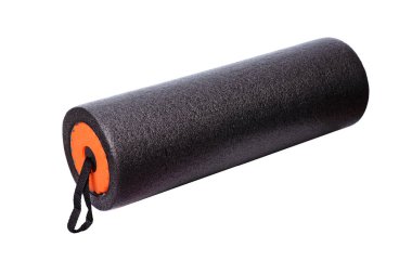 Beyaz arka plan f izole köpük Roller spor salonu Fitness Ekipmanları