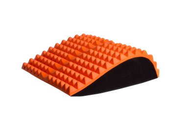 ayakları üzerinde yeşil bir arka plan için Oller masaj aracı