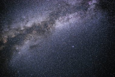 Samanyolu ile yıldızlı gece gökyüzü arka plan
