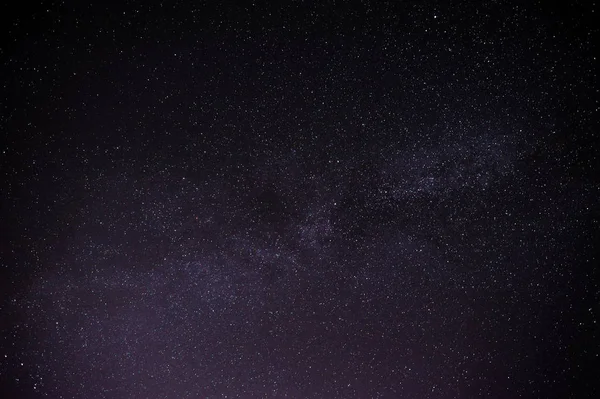 Black night sky plenty of stars with — Stock Photo, Image