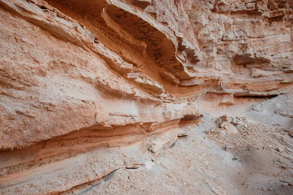 A fragment of the rock in the desert — Stock Photo, Image