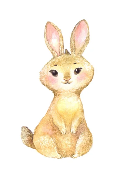 Lindo conejo marrón ilustración — Foto de Stock