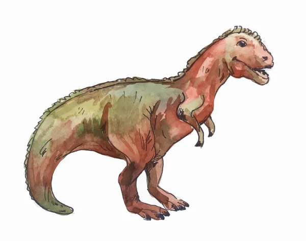 Gigantosaurus, искусство динозавров — стоковый вектор