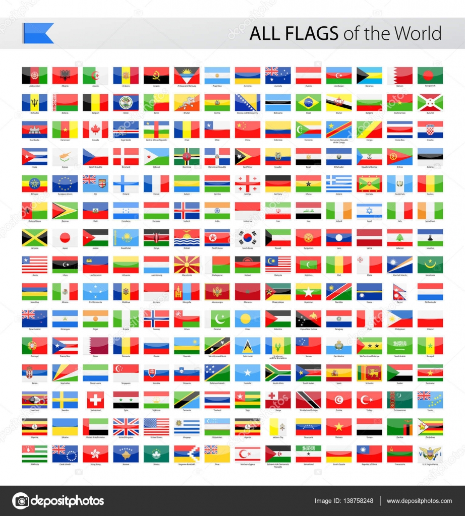 All World Vector Flags - Collection Stock Vector Image by ©dikobrazik ...