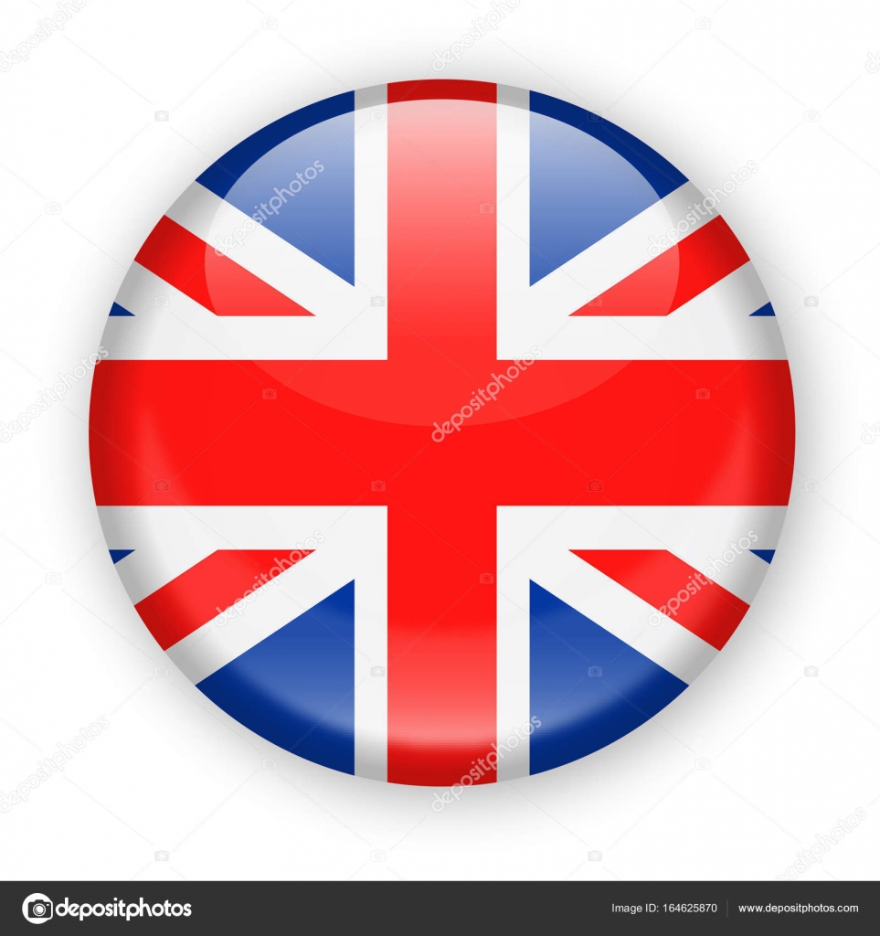 Download United Kingdom Flag Vector Round Icon — Stock Vector ...