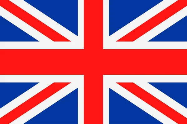 United Kingdom Flag Vector Flat Icon — Stock Vector