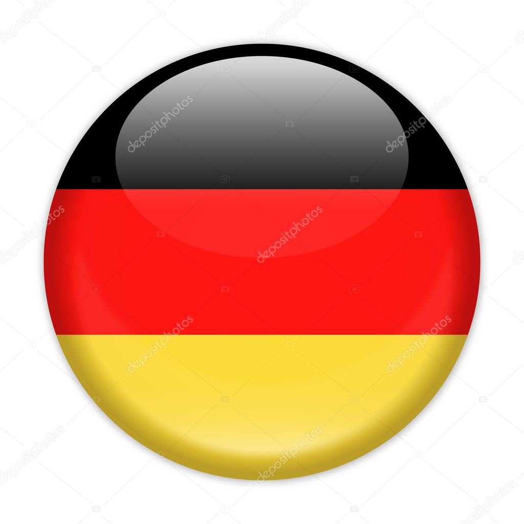 Germany Flag Vector Round Icon