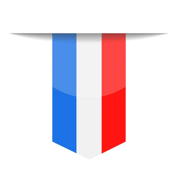 Ολλανδική σημαία διάνυσμα σελιδοδείκτη εικονίδιο — Διανυσματικό Αρχείο