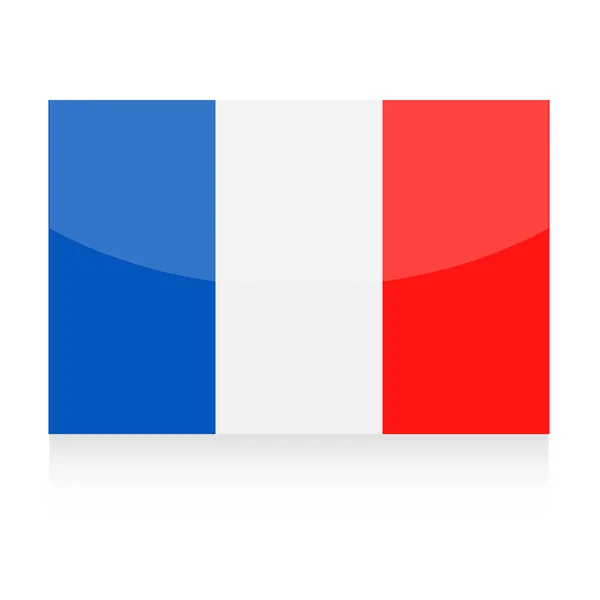 França Bandeira Vector Icon —  Vetores de Stock