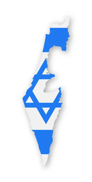 Israel Bandeira País Contour Vector Icon —  Vetores de Stock