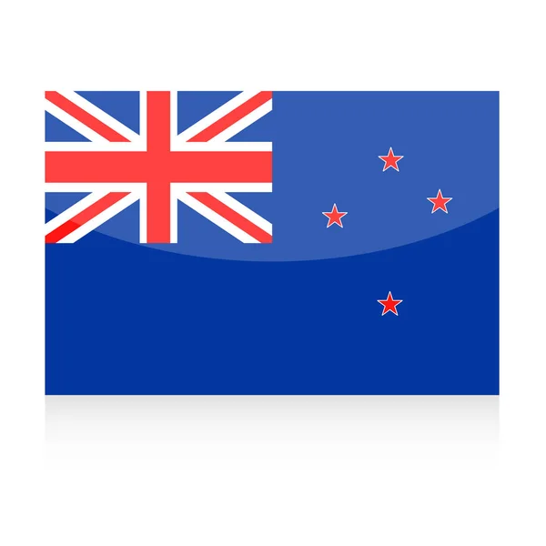 ニュージーランドの国旗ベクトル アイコン — ストックベクタ