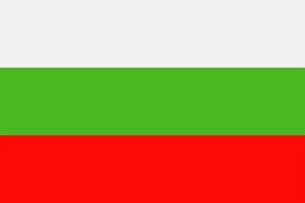 Bulgaria Bandera Vector Icono plano — Archivo Imágenes Vectoriales